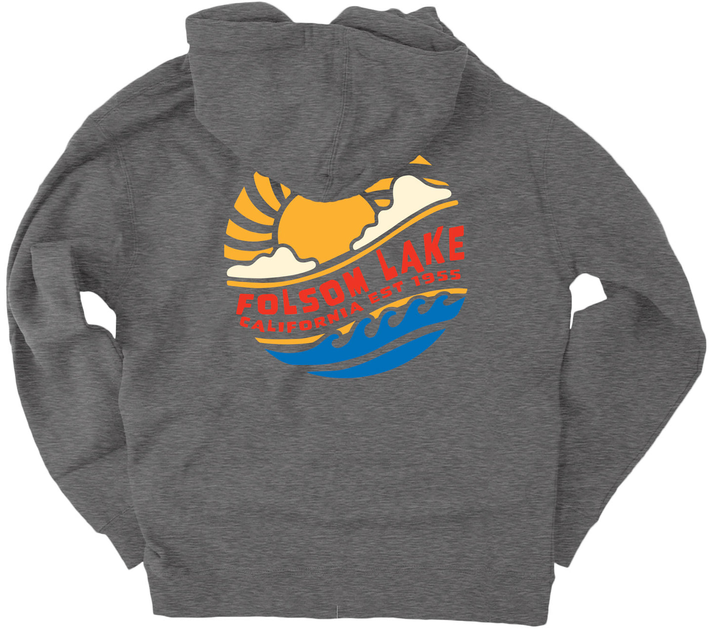 Folsom Lake Solar Remix Hoodie - Gunmetal