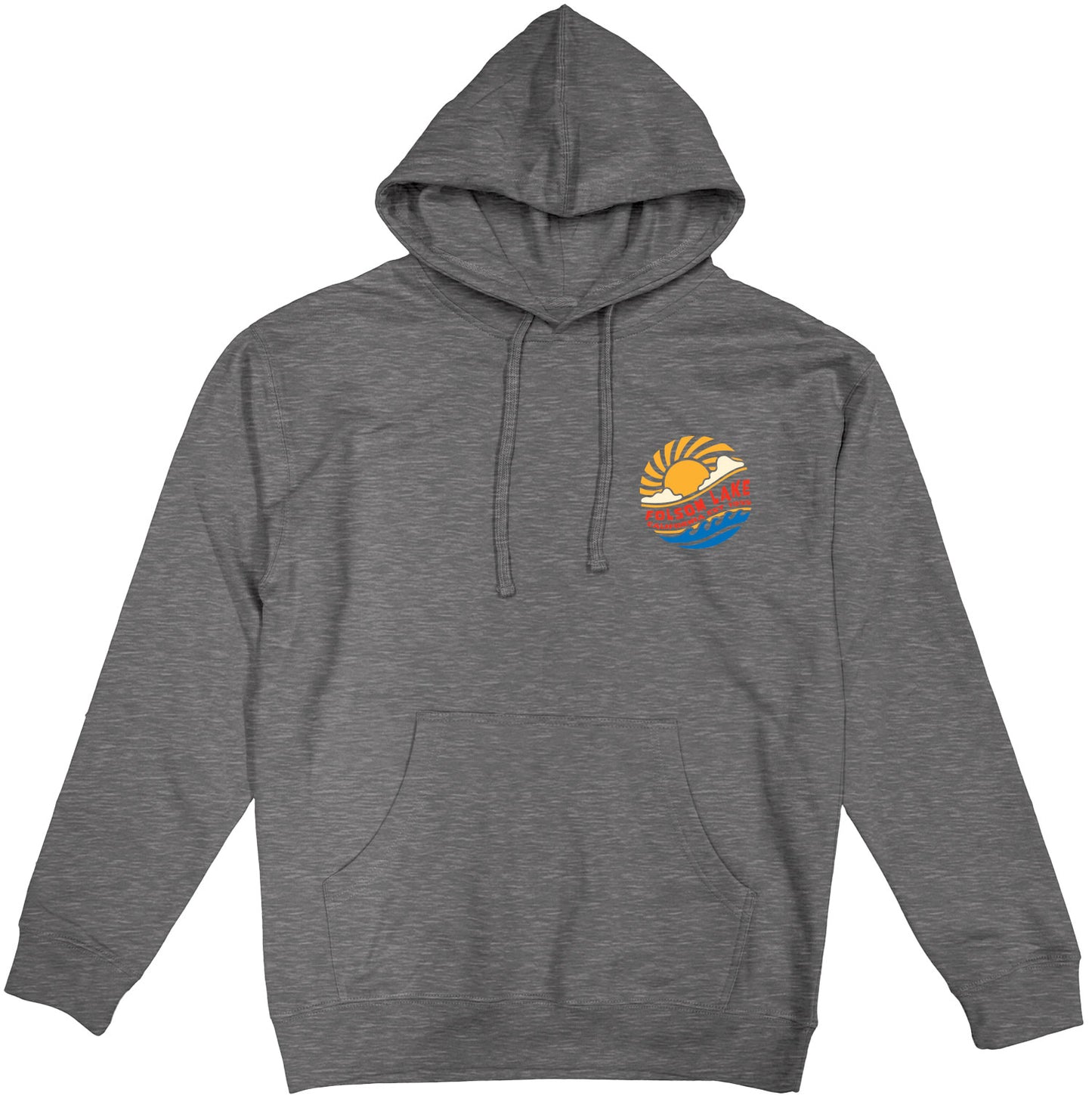 Folsom Lake Solar Remix Hoodie - Gunmetal